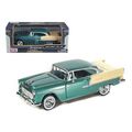 1955 Chevrolet Bel Air Green 1/24 Diecast Model...