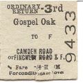 B.R. Edmondson Ticket - Gospel Oak to Camden Ro...