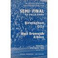 BIRMINGHAM CITY v WEST BROM FA CUP SEMI-FINAL 1968