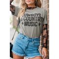 High Cowboys & Country Music Graphic Crew Neck ...