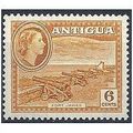 Antigua 1953 SG126 6c Yellow-Ochre Unmounted.Mint