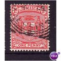 JAMAICA 1906 1d CARMINE SG 40 FINE USED