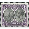 Dominica 1923 SG72 1d Black & Violet Very Fine ...