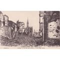 Dogs Street After The Bombardment Ypres War Dam...