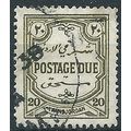Transjordan 1929 D193 20m Olive-Green Postage D...
