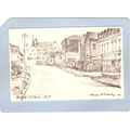 Rhode Island Block Island Village Square Old Ha...