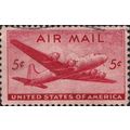 USA, AIR, DC4 Skymaster, red 1946, 5c
