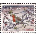 EIRE, BIRDS, Christmas Robin, brown 2010, 55c, #3