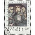 ARGENTINA, Fine Art, Mariette Lydid, olive 1969, 1+0.50pesos