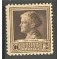 878 10c Jane Addams Fine MNH GA0304