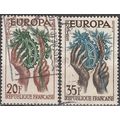 France 1957 Michel 1157 - 1158 O Cote (2008) 2....