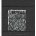Burma.SG1 3p Slate.Fine Used.Jul25g