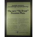 1967 The Equitable Life Assurance Ad - No Trust Pension