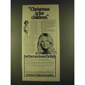 1980 Christian Children's Fund Ad - Sally Strut...
