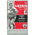 1993 programme Leigh v. Widnes