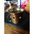 Gold Metallic Tea Light Holder