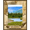 Alaska The Last Frontier Laser Engraved Wood Pi...