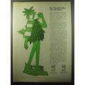 1960 Green Giant Peas Ad - Big Vegetable Man from the North