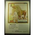 1960 Celanese Arnel Fiber Ad - He's a willing helper in Rich Guild Swimwear