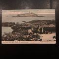 LIGHTHOUSE from Hells Mouth St Ives Cornwall Wo...