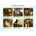 GUINE BISSAU 2003 SHEET MNH LOUVRE MUSEUM ART P...