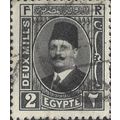 EGYPT, King Fouad, grey 1927, 2mill, #2