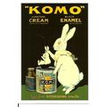 Advertising KOMO CREAM & ENAMEL Postcard (Rober...