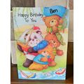 Name Birthday Card + Badge - Ben