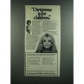 1986 Christian Children's Fund Ad - Sally Struthers - Christmas is For Children