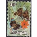 Malaysia 1970 QE2 30ct Butterfly Zeuxidia Ameth...