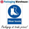 MA123 WEAR BOOTS SIGN PROTECTIVE FOOTWEAR CONST...