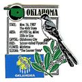 Oklahoma The Sooner State Montage Fridge Magnet