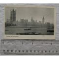 George V postcard Houses of Parliament, London