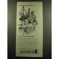 1959 Australian National Travel Association Advertisement - A world apart