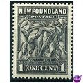 Newfoundland 1936 SG222 1c Grey Fine Mounted Mint