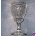 Jenkins Strawberry Falcon Water Goblet Glass EAPG