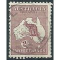 Australia 1929 SG110 2/- Maroon Fine Used . . ..