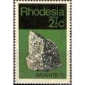 Rhodesia QEII 1971 Granite 2½c Porphyritic Unmo...