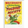 Walt Disney MICKEY MOUSE Tugboat Mickey Postcar...