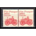 1908 20c Fire Pumper Fine MNH Dry Gum CNP Left ...