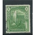 zanzibar stamps. sg290 sg 290 used canoe boat c...