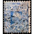 Australia NSW Postage 1897 Queen Victoria 2d Used.