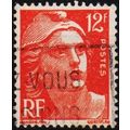 France. 1945 12f S.G.1007b Used