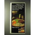 1978 Uncle Ben's Long Grain & Wild Rice Ad - I Suppose