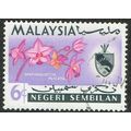 Negri Sembilan 1965 Flowers 6c Multicoloured SG...
