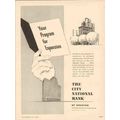 CITY NATIONAL BANK 1953 program expansion gas o...