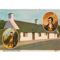 Robert Burns Cottage and portraits Postcard 198...