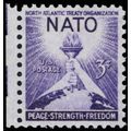 1008, MNH NATO Stamp Printed on Very Thin Paper...