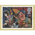Circus Clowns Emily Firmin Painting Rare RMPQ S...