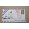 1957 Argentina Postal Cover - Swissair Airline ...
